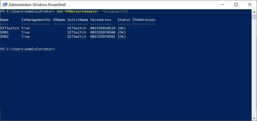 vAdapter in Powershell