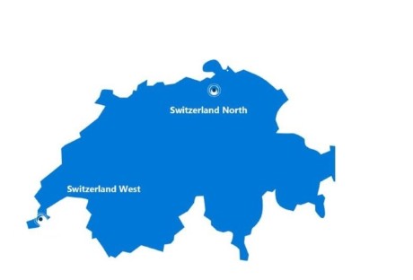Microsoft Azure Standorte in der Schweiz